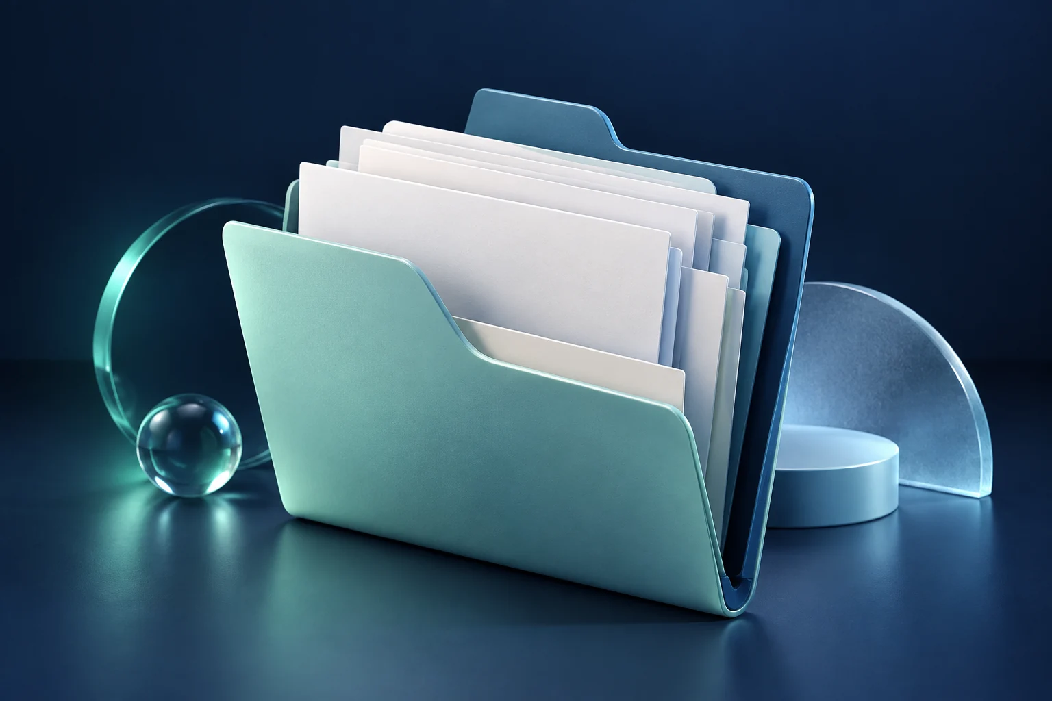 Document folder representing an organised complaint record